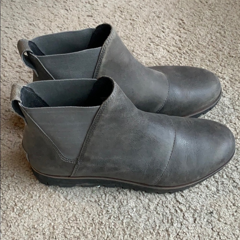 w’s sorel harlow chelsea bootie, size 7.5